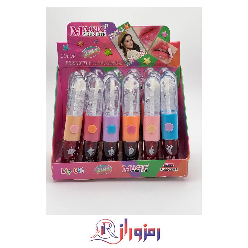 تینت لب و برق لب دوقلو مجیک magic، خرید و قیمت تینت لب و برق لب دوقلو مجیک magic